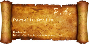 Partelly Atilla névjegykártya